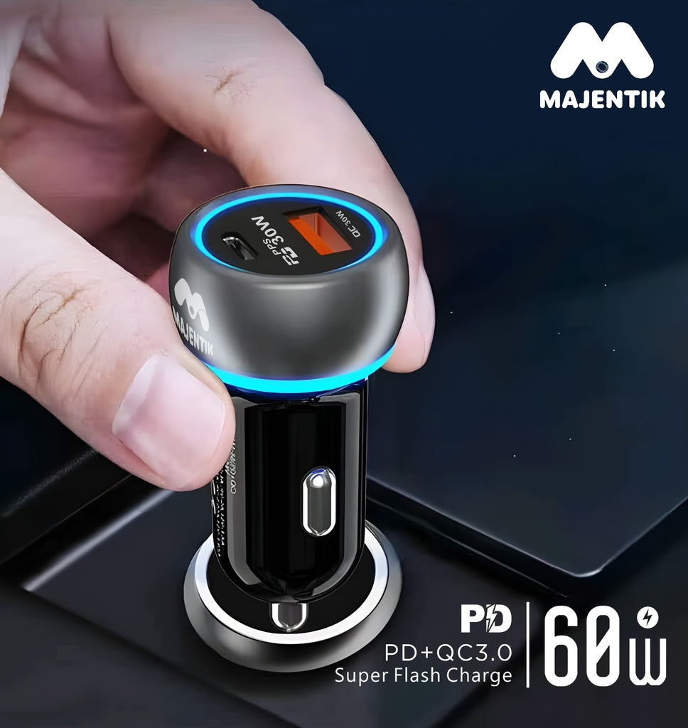 Majentik Car Charger Head M-CC01