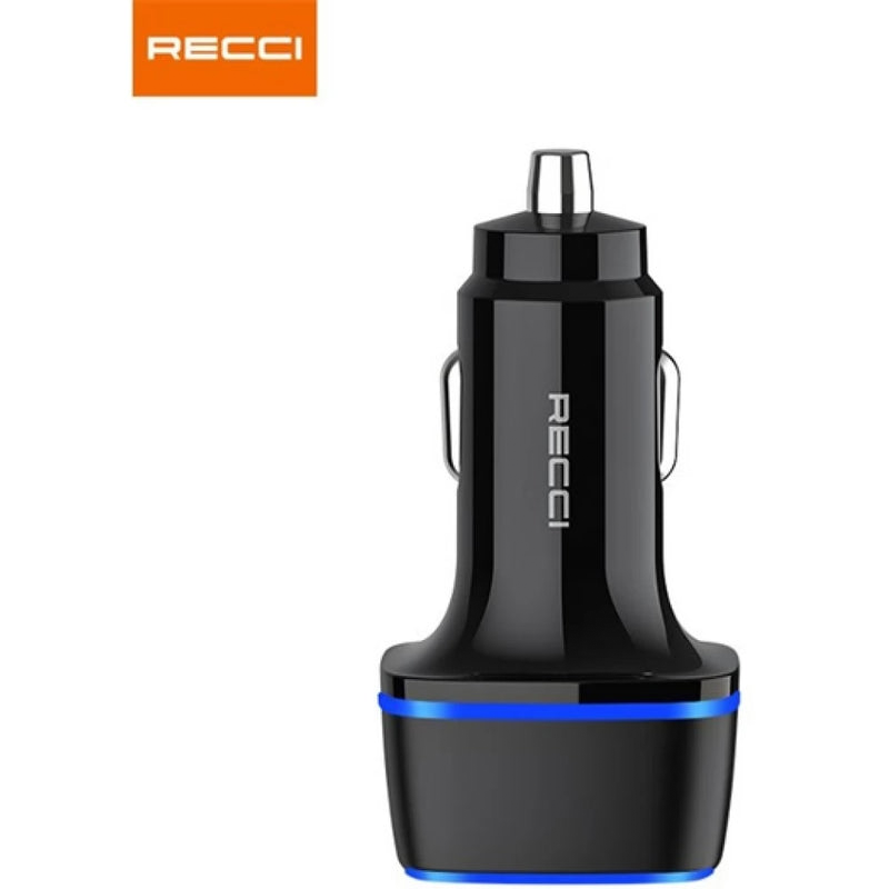 Recci Car Charger Dual Ports Output RQ02