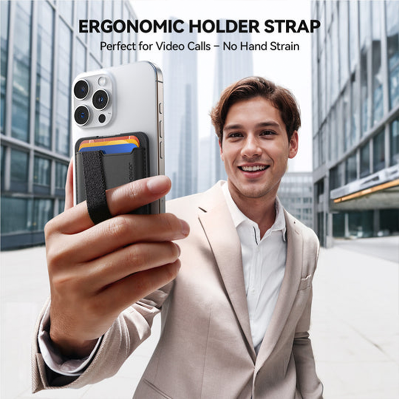 JOYROOM JR-ZS432 MagSafe Wallet with Kickstand, iPhone