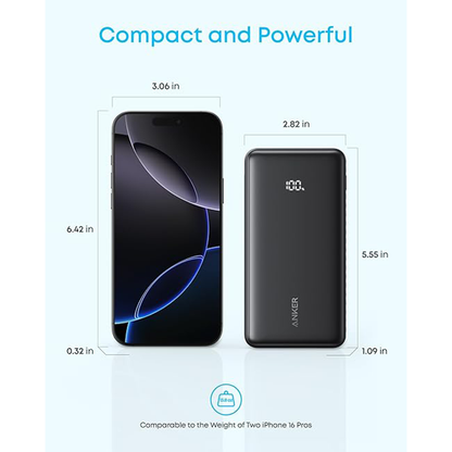 Anker Zolo Power Bank, 20,000mAh 22.5W