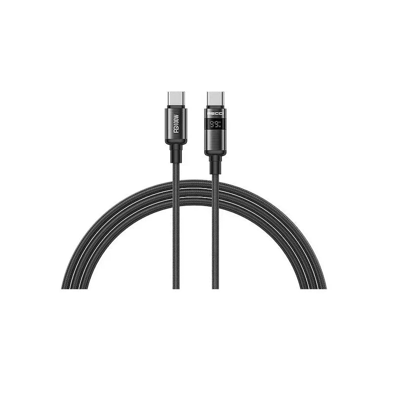 Recci RS32CC PD100W 1.5M C to C Cable for High-Power Charging