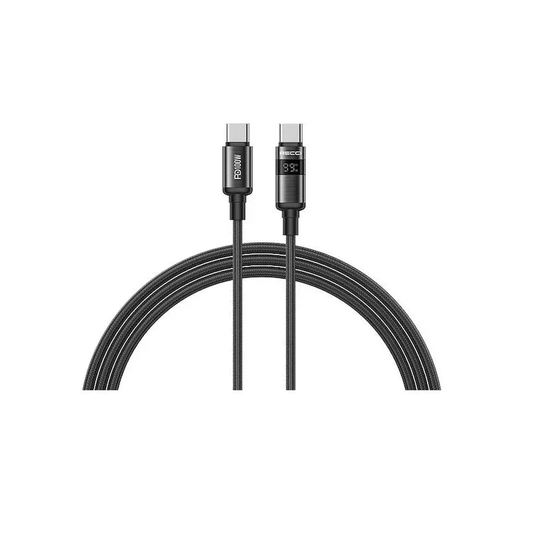 Recci RS32CC PD100W 1.5M C to C Cable for High-Power Charging