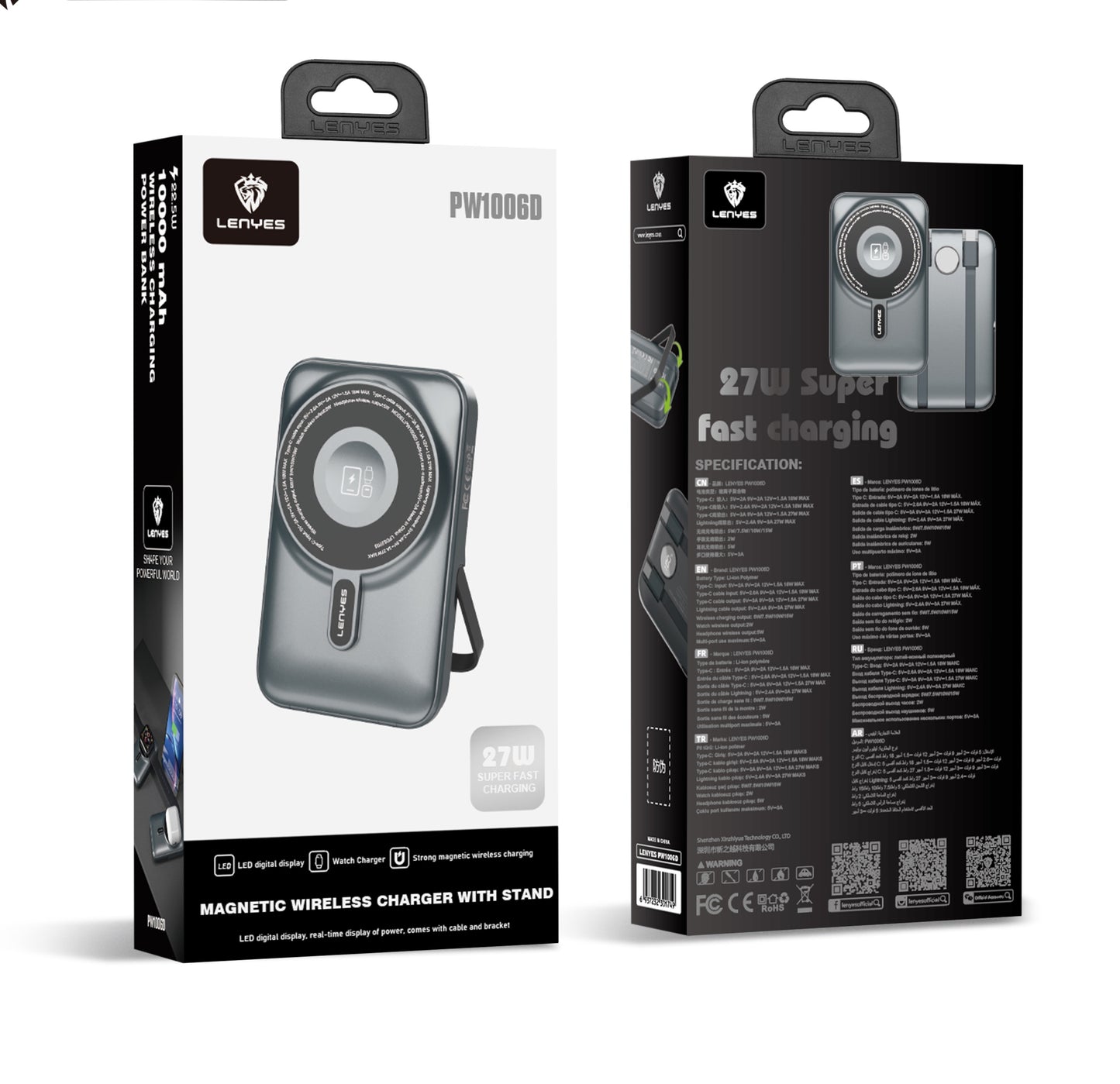 Power Bank Lenyes PW1006D 10000mAh