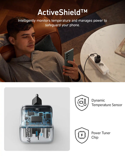 Anker 313 Charger 45 W USB C Super Fast Charger, Anker