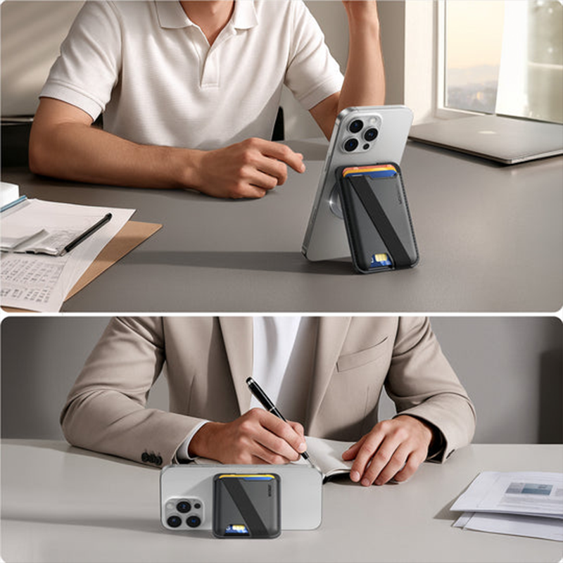 JOYROOM JR-ZS432 MagSafe Wallet with Kickstand, iPhone