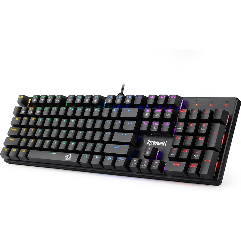 REDRAGON K608 Valheim Rainbow Gaming 104 Keys NKRO Mechanical Keyboard