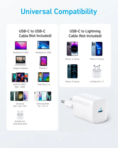Anker 312 USB-C Wall Charger 30W