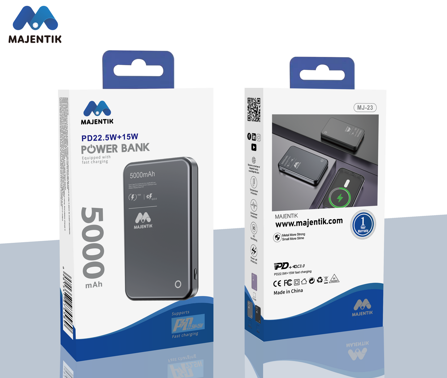 Majentik Power Bank MJ-23 5000 mAh