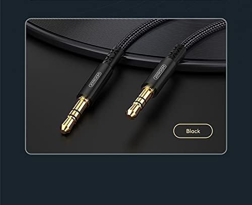 Joyroom SY-15A1 AUX Car Stereo Audio Cable 3.5mm Male to Male Plug Jack 1.5M - Black