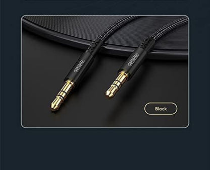 Joyroom SY-15A1 AUX Car Stereo Audio Cable 3.5mm Male to Male Plug Jack 1.5M - Black