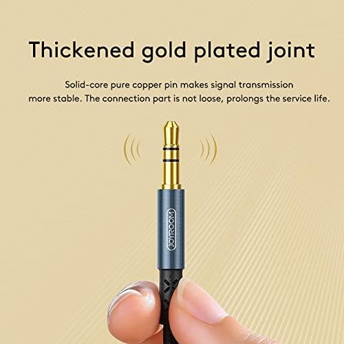 Joyroom SY-15A1 AUX Car Stereo Audio Cable 3.5mm Male to Male Plug Jack 1.5M - Black