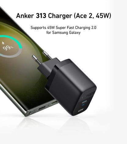Anker 313 Charger 45 W USB C Super Fast Charger, Anker