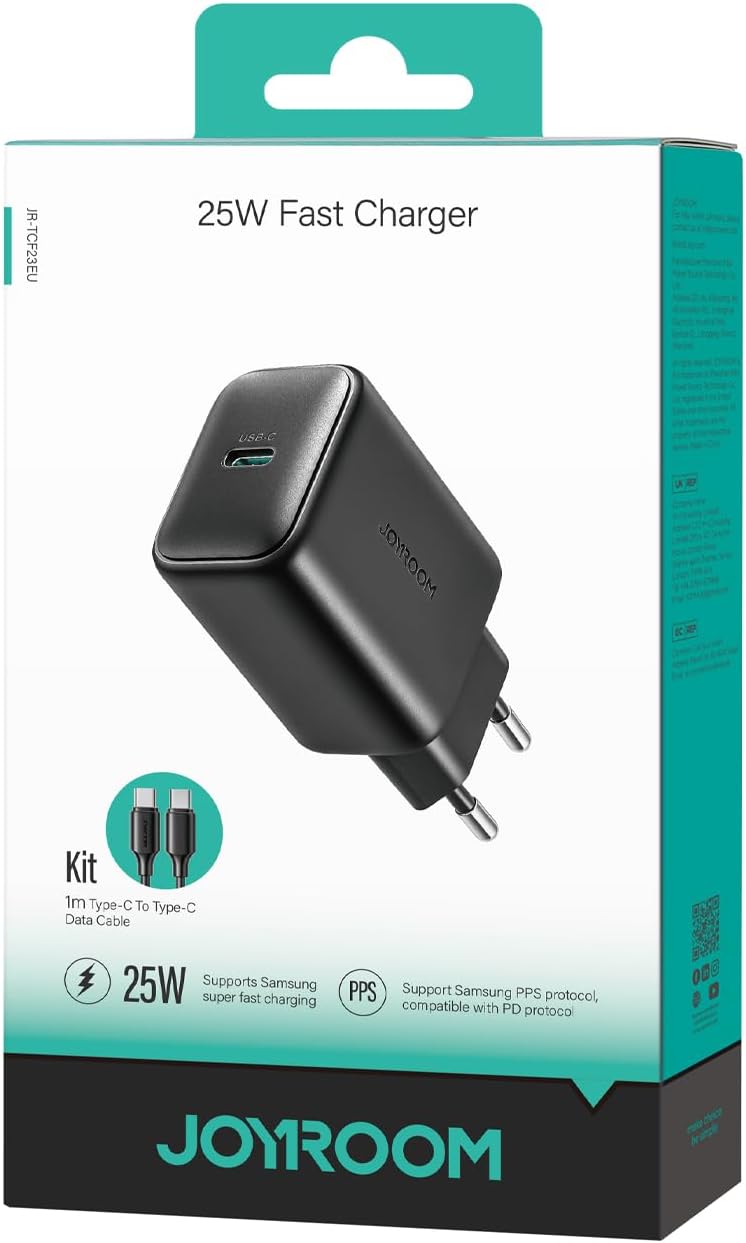 Joyroom JR-TCF23EU Charger 25W PD - Black