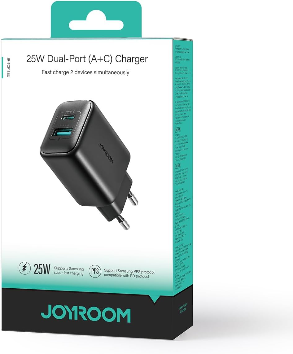 Joyroom JR-TCF13EU 25W A+C Dual-Port Charger