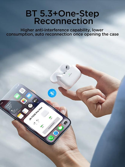 Joyroom JR-T03S PRO MAX Wireless Bluetooth Earphone Dual-core Chip