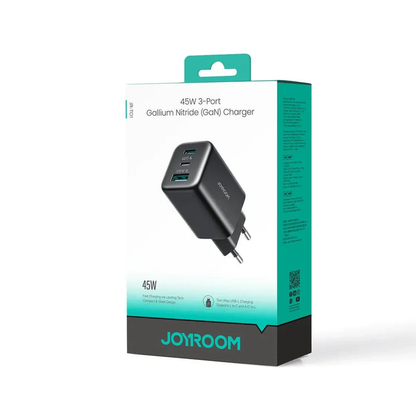 Joyroom 45W 3 Port Gallium Nitride GaN JR-TO1