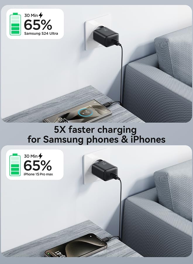 Joyroom JR-TCF23EU Charger 25W PD - Black