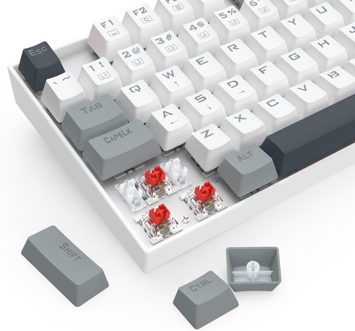 Redragon K552 WGL-R KUMAR Mechanical Gaming Keyboard RED Switches Rainbow LED