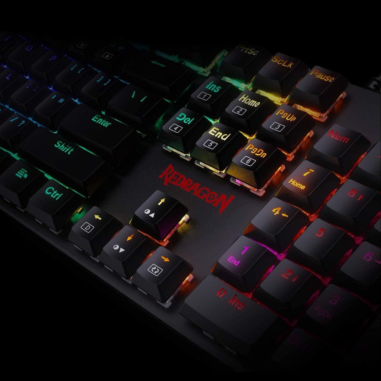 REDRAGON K589 Shrapnel RGB Low Profile  Mechanical Gaming Keyboard RED Switches