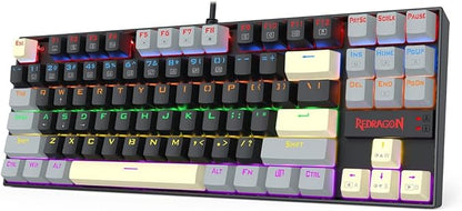 REDRAGON K552 LGY-R KUMARA Mechanical Gaming Keyboard- Red Switches  Rainbow LED