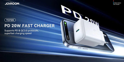 Joyroom JR-TCF20 PD20W Charger, White