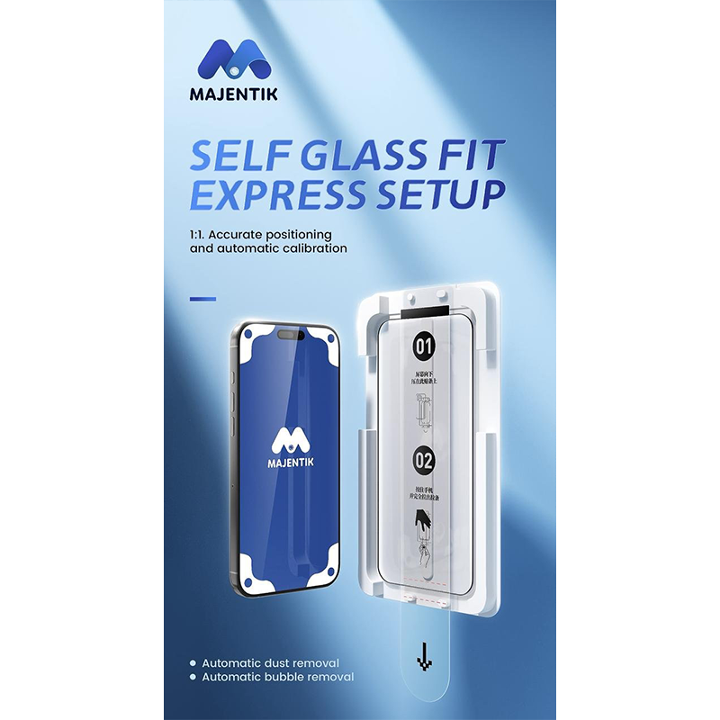 Majentik Self Glass Fit Screen Protector