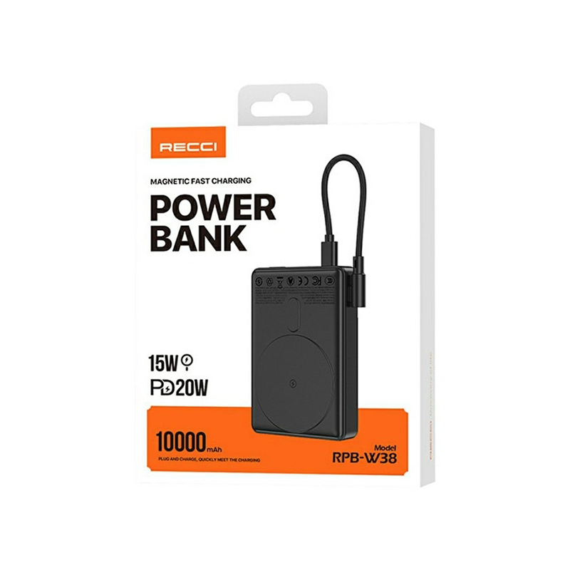 Recci Power Bank RPB-W38 10000 mAh