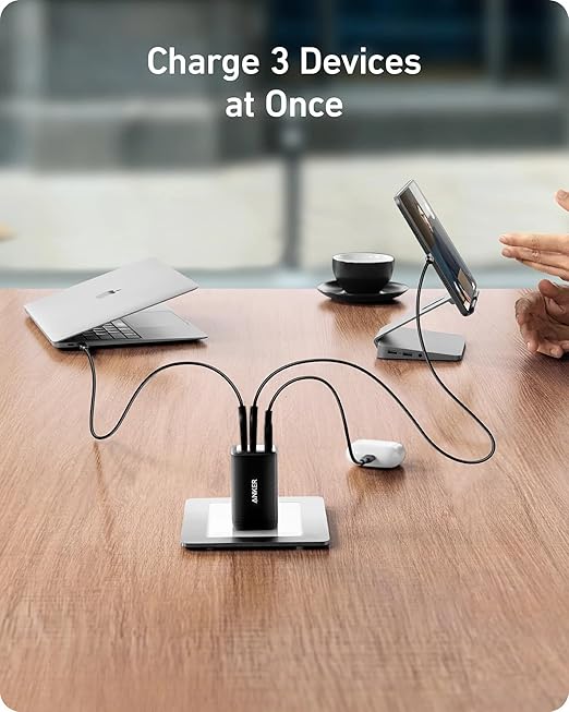 Anker PowerPort III 3-In-1 Wall Charger 65W Black