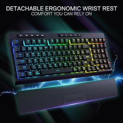 REDRAGON K515 PRO Shiva RGB Wireless Membrane Gaming Keyboard
