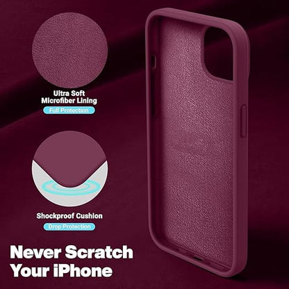 Silicone Case Compatible with iPhone 15 - Perfect Protection and Stylish Design