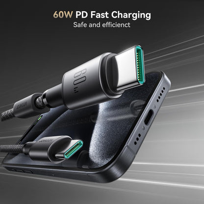 Joyroom Cable Charger Mobil PD Type-C To Type-C 60W S-A50 1.2M