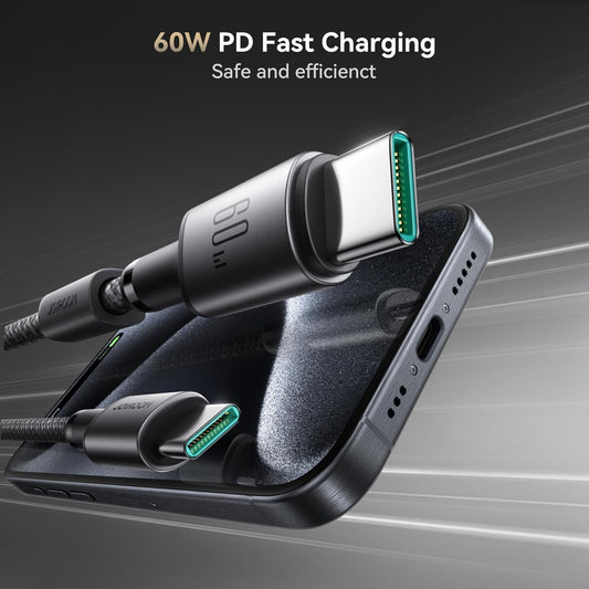 Joyroom Cable Charger Mobil PD Type-C To Type-C 60W S-A50 1.2M
