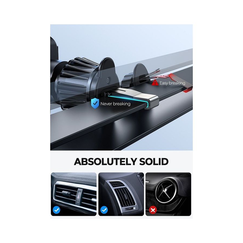 Joyroom Wireless Car Charger Holder with Gradient light (Air Vent)