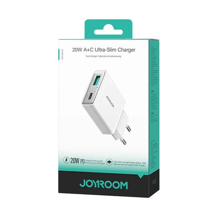 Joyroom JR-TCF14 Charger 20W A+C Super Slim - White