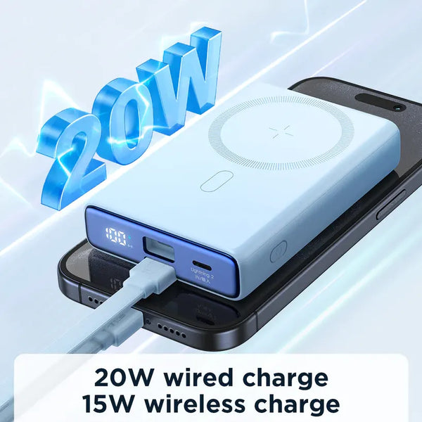 JOYROOM JR-PBM01 20W Power Bank 10000mAh with Built-in Cable&Kickstand