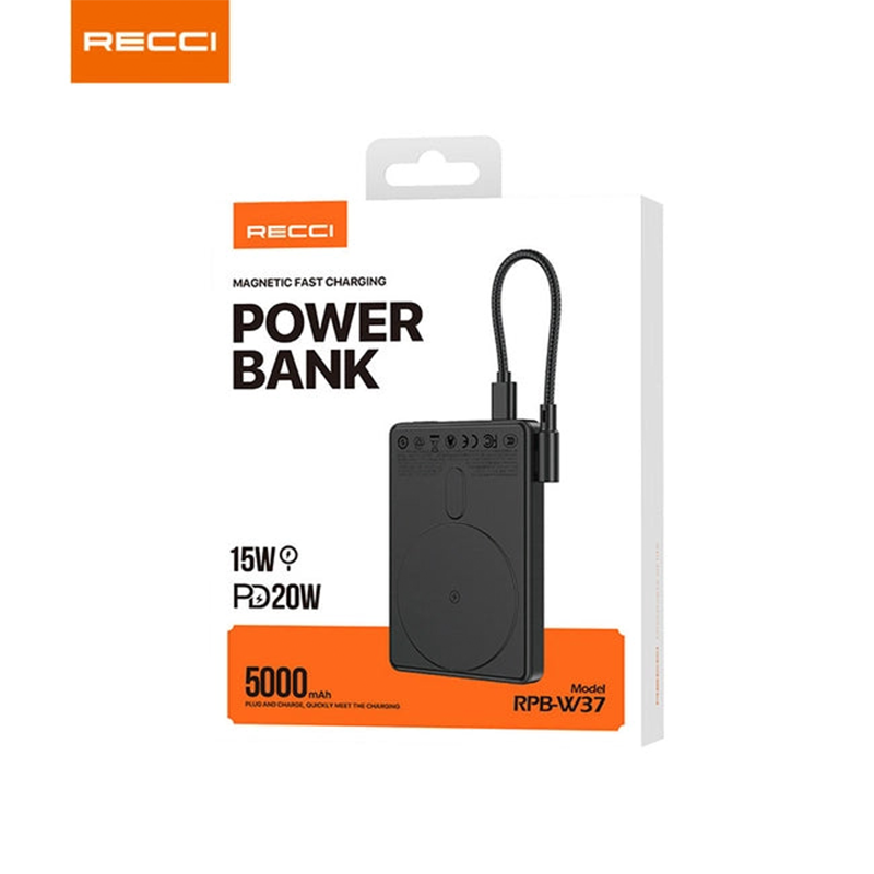 RECCI Power Bank RPB-W37 5000 mAh