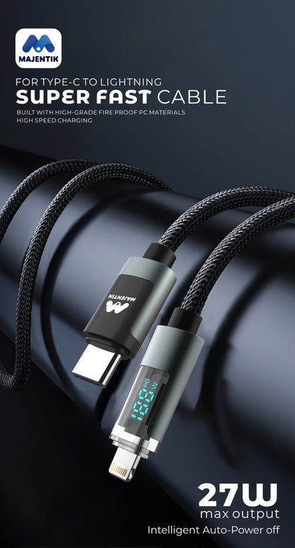 Majentik Cable CL-002 Led Type-C To Lightning