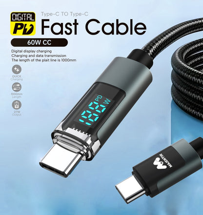 Majentink Cable CL-002 Led Type-C To Type-C