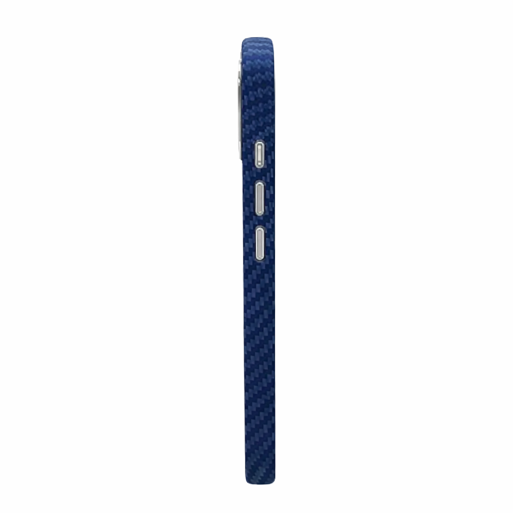 iPhone 16 Case, Ultra-Thin, Dark Navy Will Design, Premium Woven Protection Pradi