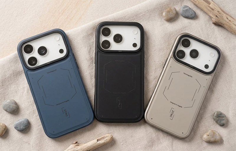 iPhone 17 Pro Max Case, Solid Wooden Brown With MagSafe