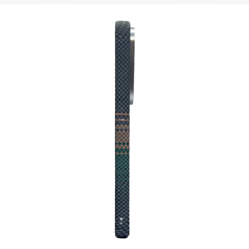 Samsung S26 Ultra Case, Ultra-Thin, Green Waves Design, Premium Woven Protection