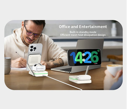 Recci 3 in 1 Magnetic Wireless Charger RCW-48