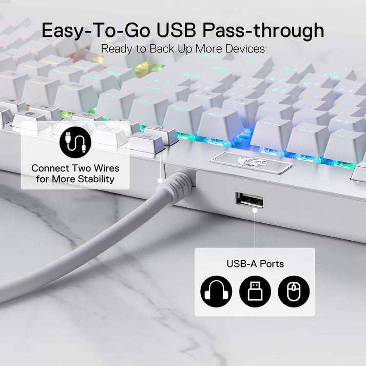 REDRAGON K550W Yama Mechanical Keyboard, RGB