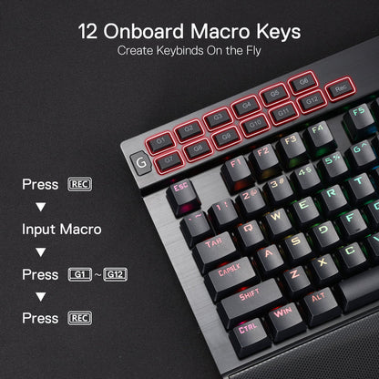 REDRAGON K550W Yama Mechanical Keyboard, RGB