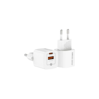 Recci RC70E 30W Dual Port Charger (USB-A + USB-C)