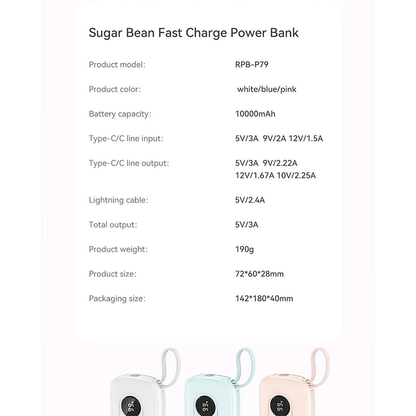 Recci Power Bank RPB-P79 10000 mAh