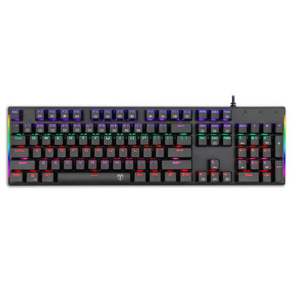 T-DAGGER Double-shot Gaming Mechanical Inject Keyboard - Blue, T-TGK310 NAXOS