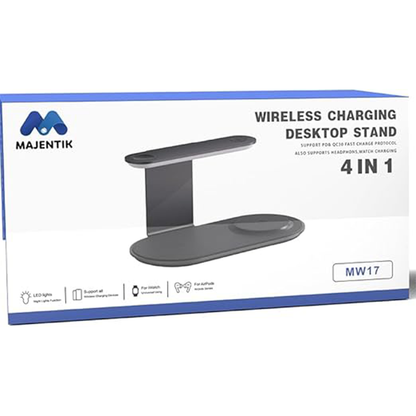 majentik MW17 15W wireless charging 4 in 1 Wireless Charging