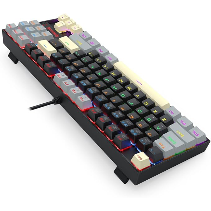 REDRAGON K552 LGY-R KUMARA Mechanical Gaming Keyboard- Red Switches  Rainbow LED