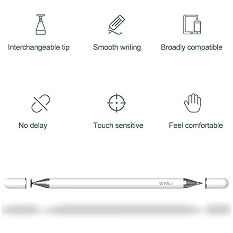 Yesido 2 in 1 Stylus Pen with Ball Point Pen Universal Passive Stylus Pen for Smart Phone Tablet Writing Pen, ST04